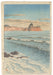 Morning Sea at Bikuni, Shiribeshi by Hasui Kawase (1883-1957), 1932 (Front)
