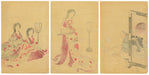 Celebrating Setsubun, The Day Before Spring by Toyohara Chikanobu (1838-1912), 1896 (Back)