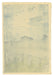 Hirakawa Bridge by Hiroshi Yoshida (1876-1950), 1929 (Jizuri) (Back)