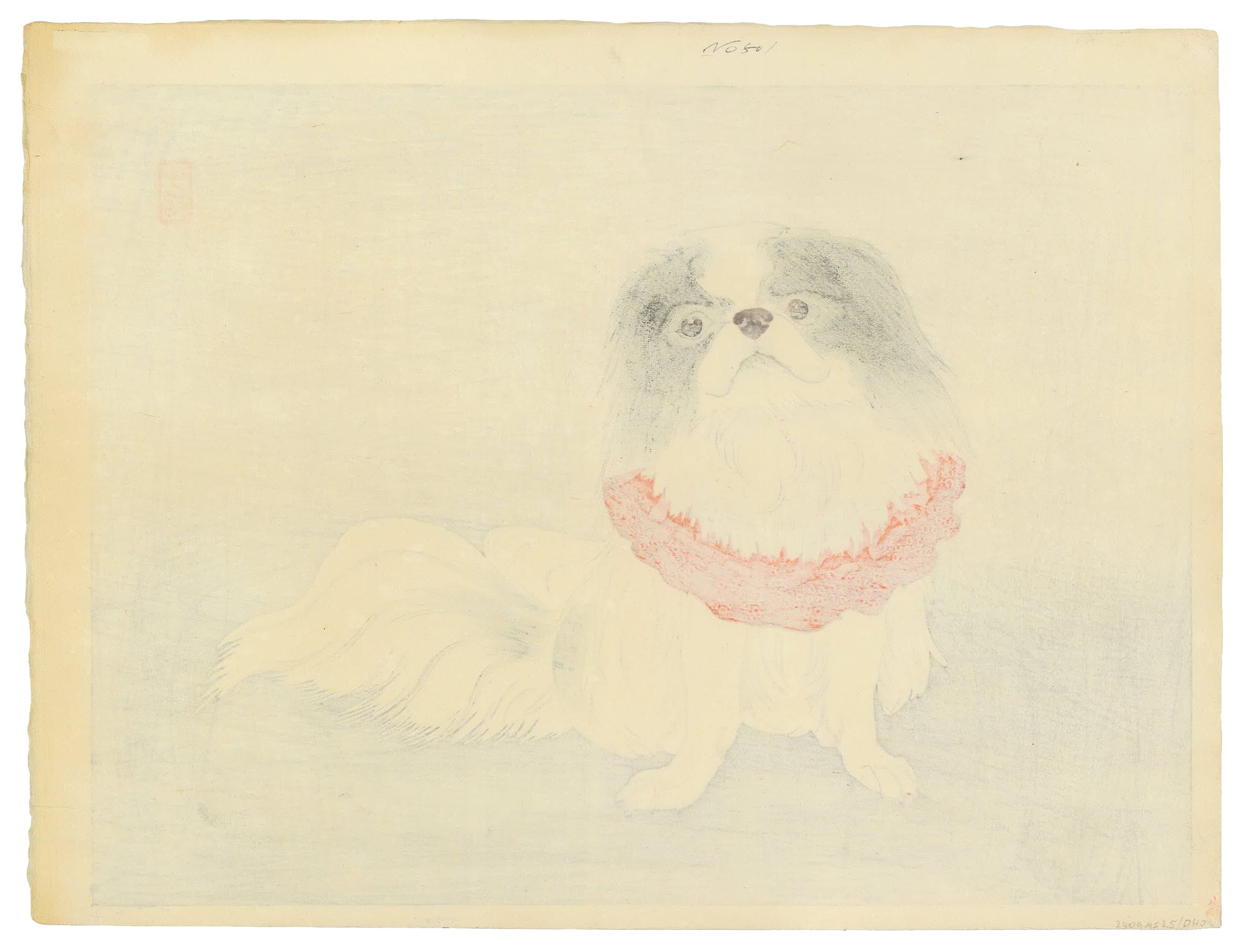 Japanese Chin by Signed "Toen", c.1940 (Back)