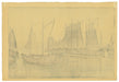 New Moon by Hiroshi Yoshida (1876-1950), 1941 (Back)