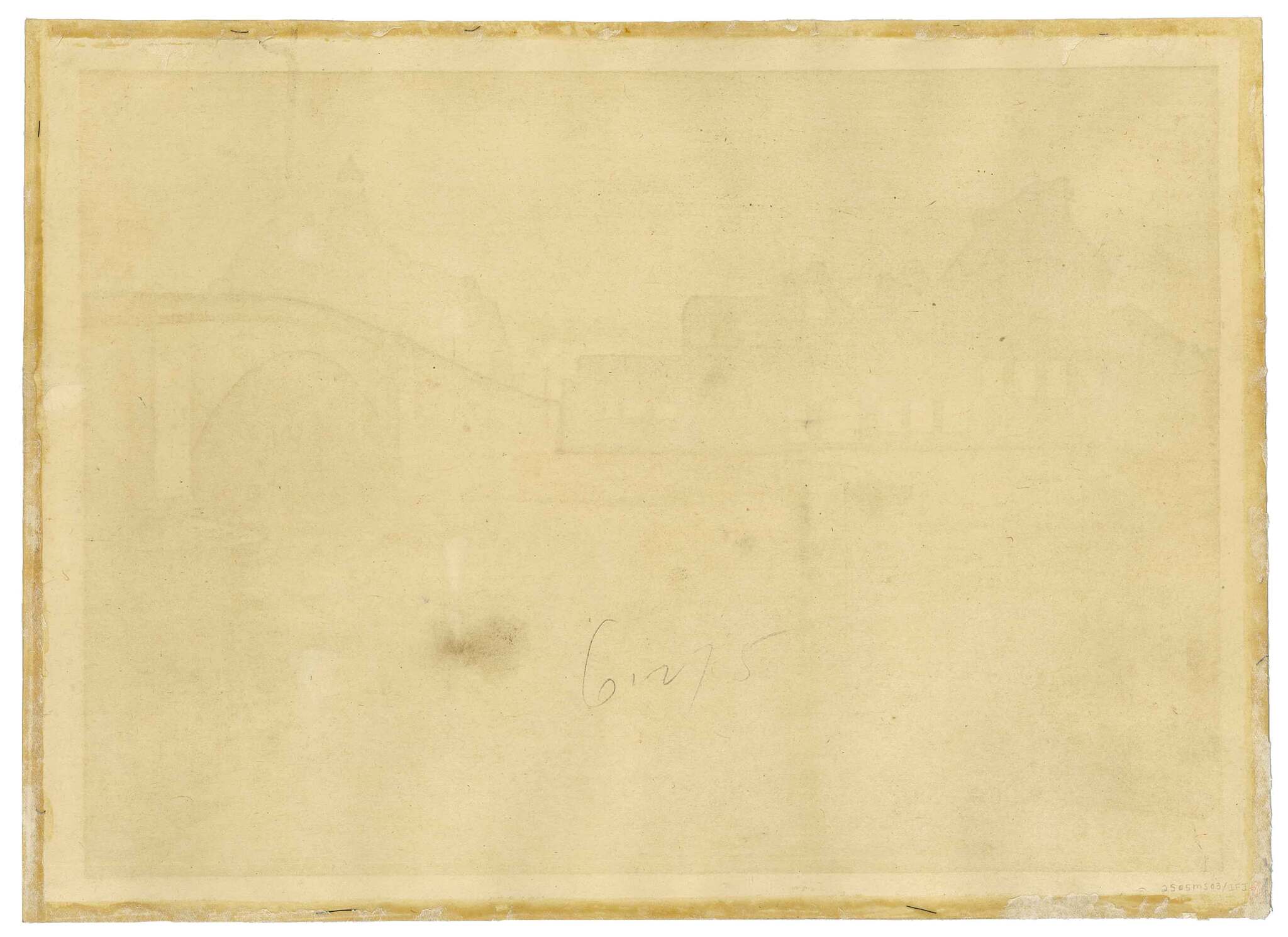 Putney bridge from the South by Markino Yoshio (1870-1956), c.1910 (Back)