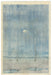 Winter Moon over Toyama Plain by Hasui Kawase (1883-1957), 1931 (Back)